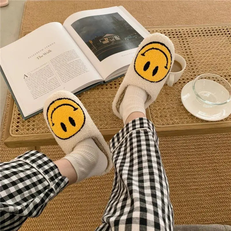 Smiley Face Slippers